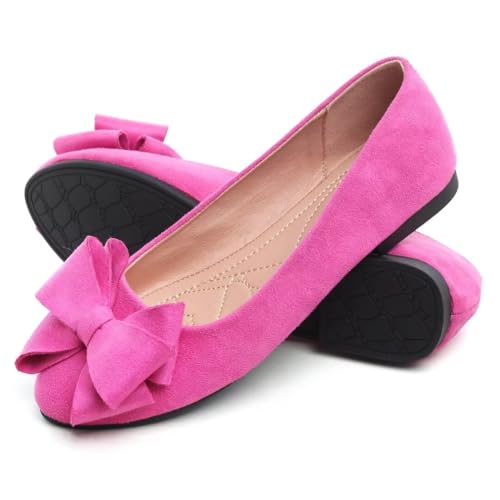 Image of TN TANGNEST Women Fashion Bowknot Flats Comfort Pointed Toe Dress Shoes