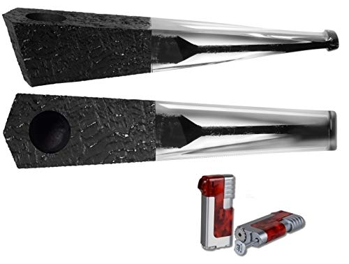 vauen Silbato QUIXX Arena Negro + winjet Silbato Mechero