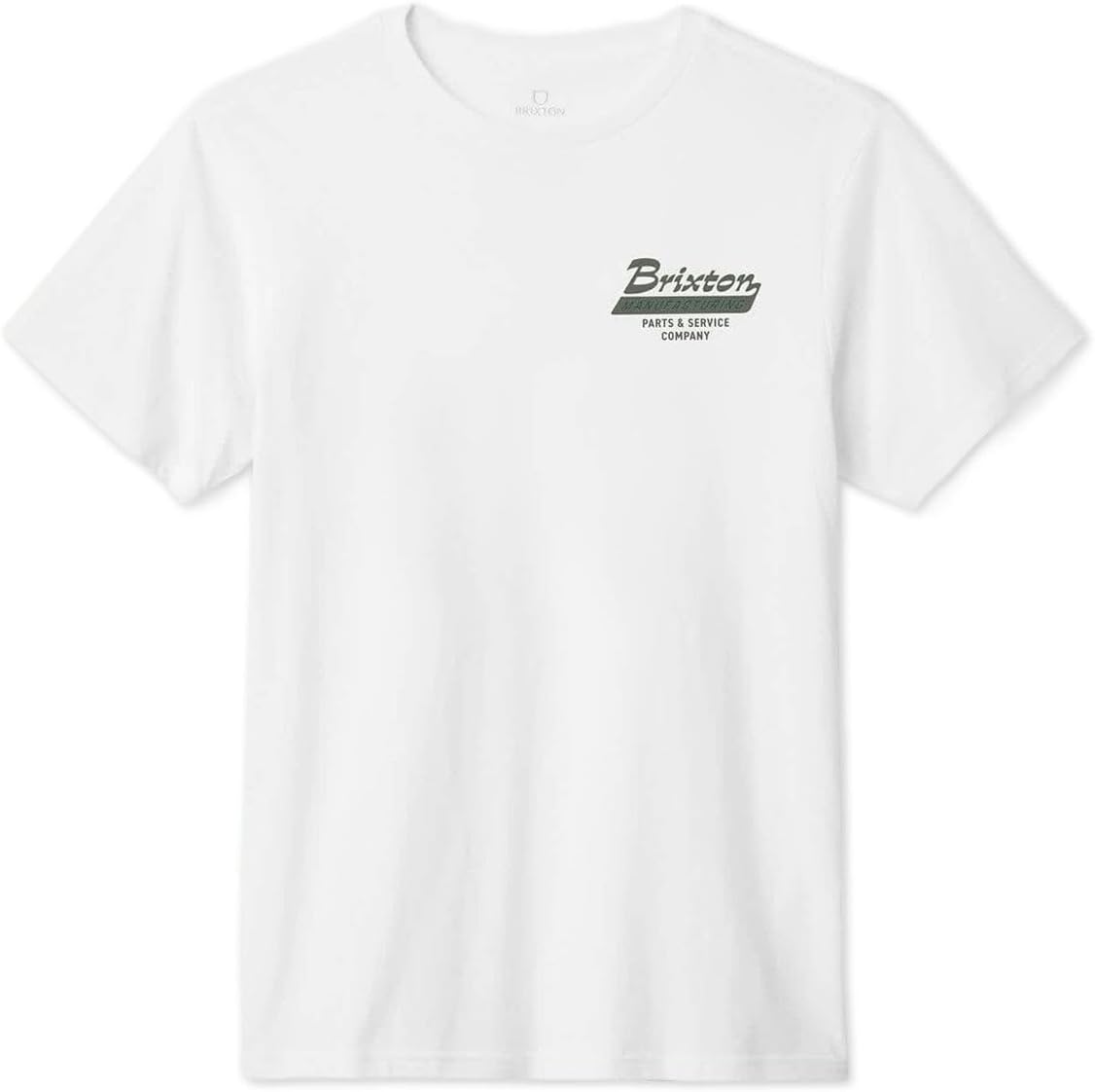 Brixton Township Tailored T-Shirt - White/Olive