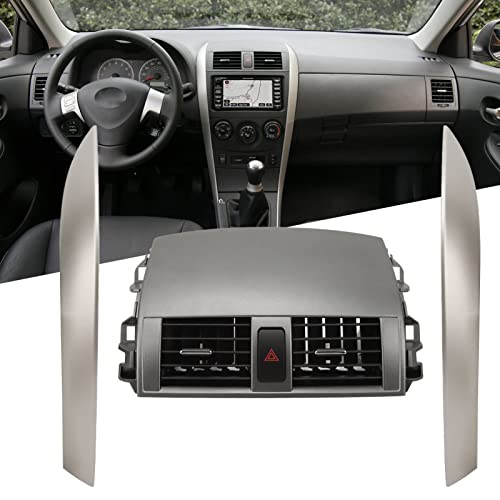 Akozon Dashboard Air Vent Assembly, Painel do Carro AC Air Outlet Cover Guarnição 55670-02160 Para C