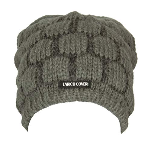 Bonnet Enrico Coveri CACO036 en maille italienne haut de gamme pour l'hiver