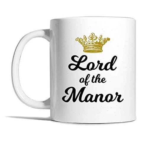 Lord of The Manor Mug - Risk-A Designs, Lord Mug, dad Gift, Fathers Day Gift, Son Gift,Mens Gift, Husband Birthday Gift, House Warming Gift, New Home Gift, Male Friend Gift Cover