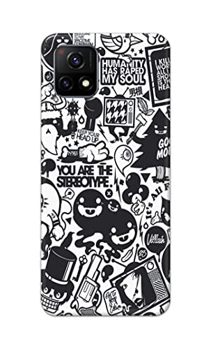 Image of Printed Hard Back Cover Case for Vivo Y52s | Vivo Y72 5G | Vivo Y31s 5G | Vivo Y52s t1 Back Cover (Mixed Cartoon) -702