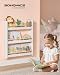 Imagen de SONGMICS Libreria Infantil, Estante con 3 Niveles