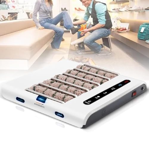Nettoyeur de Semelles entièrement Automatique, Nettoyeur de Chaussures à Induction Intelligent, Batterie intégrée de 10 000 mAh, Vitesse de Rotation de 260 TR/Min, Aspiration puissante de 1 000 Pa, p