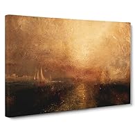 FRAMED & READY TO HANG – Hand made within the UK. The canvas is stretched tightly over a sturdy 30mm deep frame so the print can be hung upon the wall with ease. HIGH-QUALITY FINISH – We use the highest quality inks to ensure the colours are rich, vi...