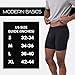 Mens Boxer Briefs Pack of 4 Microfiber Boxers for Men Tagless, Moisture Wicking, Breathable Mens Underwear