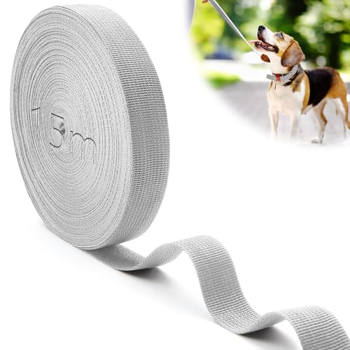Mbsomnus CZ-388 Hellgraues Polypropylen Gurtband 25mm 15M