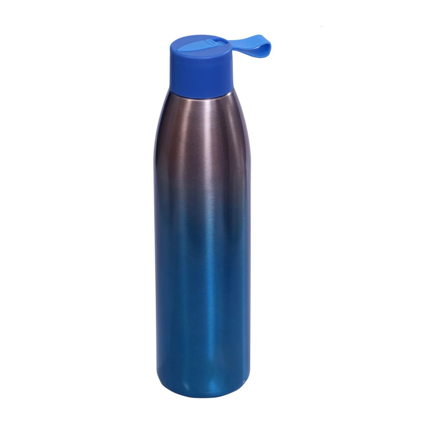 550ml Double Wall Vacuum Insulated Bottle Reusable Stainless Steel Water Bottle with Screw Lid BPA Free Leakproof Thermal Flask for School, Cycling, Fridge, Camping, Hiking, Gym Yoga (Blue (550ml)) — image 1