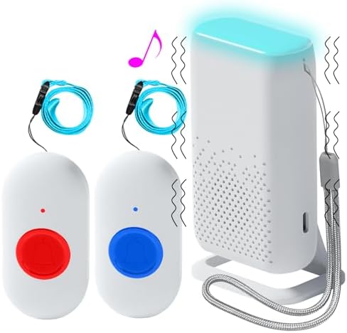 Botón de Llamada de Emergencia para Personas Mayores, Vibración A...
