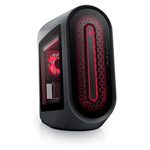 Alienware Aurora R14 Liquid Cooled Gaming Desktop - AMD Ryzen 9 5900, 32GB 3466MHz RAM, 1TB SDD + 2TB HDD, NVIDIA GeForce RTX 3080 10GB GDDR6X Graphics, VR Ready, USB-C, Windows 11 Home – Black Cover