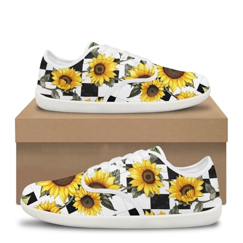 Women Zero Drop Casual Shoes Breathable Fashion Barefoot Walking Shoe Footwear Lace Up Zero Drop2