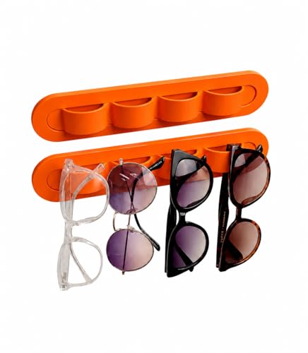 Image of Sunglasses Organizer, Wall Glasses Holder, Acrylic Sunglasses Display, Eyeglass Organizer for Multiple Glasses for Office & Home Decor, Unique Gifts for Husband, Women & Girls