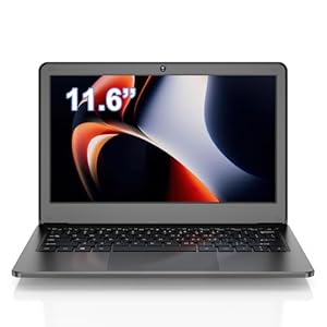 Computadora portátil de 11.6 pulgadas, tamaño pequeño, mini portátil de 8 GB de RAM, procesador N4000 de doble núcleo, 256 GB ROM SSD, cuaderno delgado y ligero para el trabajo, la escuela