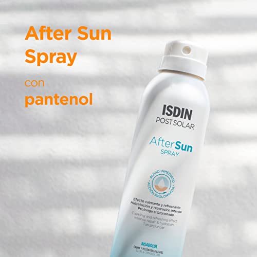 Isdin After Sun Spray, Efecto calmante y refrescante, hidratación y reparación intensa - 200 ml