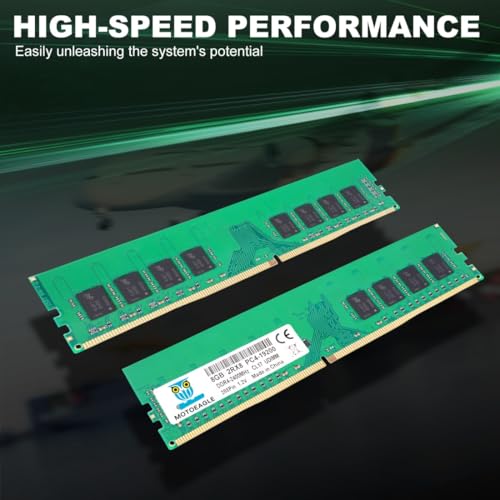 Image of 8GB DDR4 RAM 2400MHz UDIMM PC4-19200 DDR4-2400T CL17 DIMM Non-ECC 2RX8 Desktop Memory