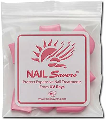 Individual Bag (Contains 10 Finger Tips) protect nails from Tanning Beds / UV Rays