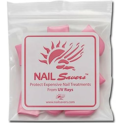 Individual Bag (Contains 10 Finger Tips) protect nails from Tanning Beds / UV Rays