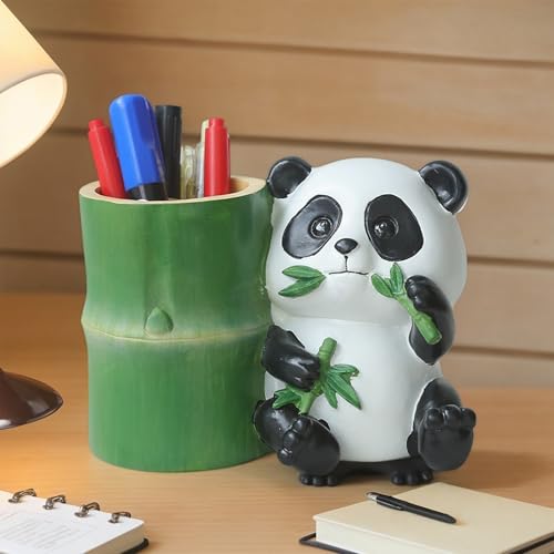 Gobelets à crayons bureau panda, cadeau idéal pour fournitures étude - 7