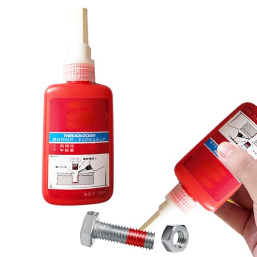 Fijador de Roscas Adhesivo para Tornillos Fjador Torillos Fijador Tornillos Resistencia Fijador Tornillos Alta Resistencia Pegamento Anaeróbico Adhesivo Anaeróbico para Pegar Tornillos de Metal