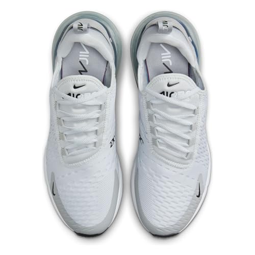 Nike Air Max 270 Women's Shoes (AH6789-018, Pure Platinum/Light Smoke Grey/Metallic Silver/Black) Size 6