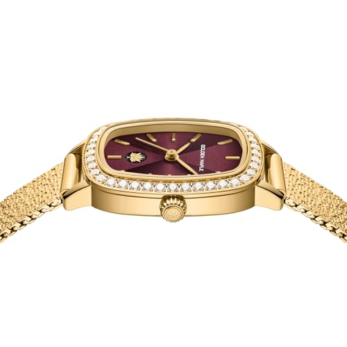 Image of GOLDEN MAPLE Watches for Women, Dainty Gold Watch with Small Stainless Steel Case, Quartz Movement and Water Resistant, Adjustable Mesh Band