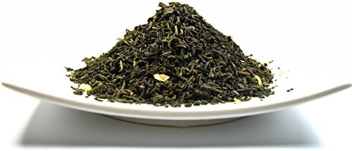 Decaf Jasmine Tea , Green Tea CO2 naturally processed Caffeine-Free Tea - 8 Oz Bag