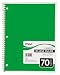 Mead Spiral Notebook, 1 Subject, College Ruled, Green (72209)
