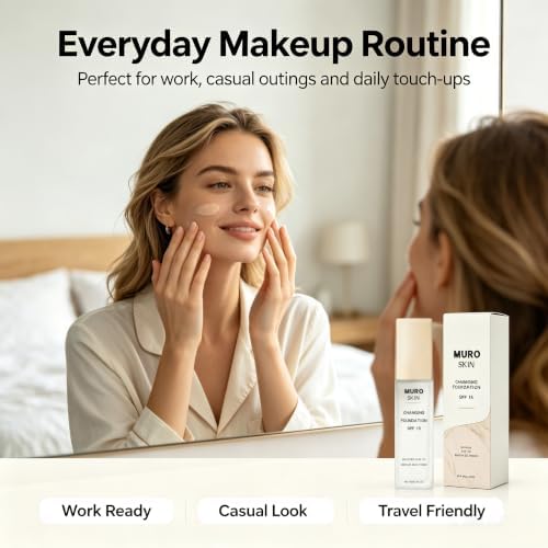 Muro Adaptive Foundation, Tone Matching Light Liquid Makeup - 3