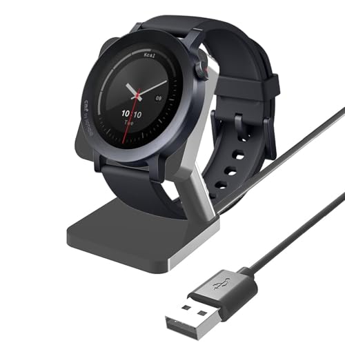 Blueshaweu Ladegerät Kompatibel mit CMF Watch 3 Pro Smartwatch, USB Ladekabel Schnellladegerät Lade Dock Kompatibel für CMF Watch Pro 2, Watch3Pro (schwarz)