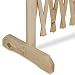 Relaxdays Rankgitter Holz, ausziehbar bis 180 cm, Rankhilfe Kletterpflanzen, Scherengitter freistehend, Garten, Natur