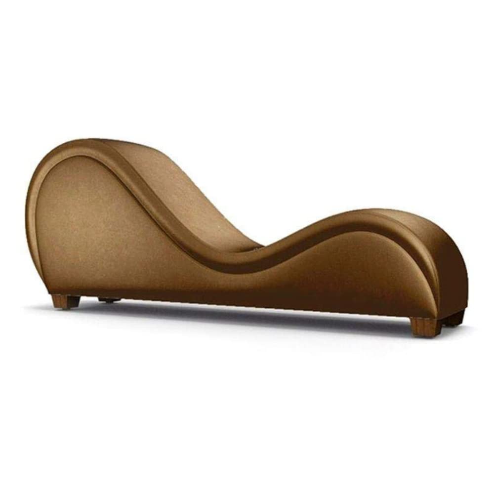 Karnak Comfortable & Luxury S-Shape Sofa, Bonded Stretch Perfect for living room and bedroom Color (Golden)