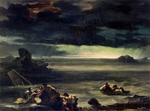 Poster Scène du Déluge Géricault pour décoration murale salon