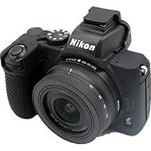 Z50 Case, Fullbody Ultra-thin Lightweight Rubber Soft Silicone Housing Case Bag Cover for Nikon Z50 Black