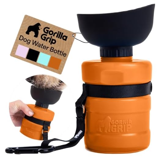 GORILLA GRIP Portable Pet Water Bottle