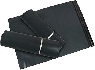 Bolsa de embalaje exprés Bolsas de mensajería, 100 Uds., bolsa de almacenamiento negra, bolsa de plástico de polietileno for envío, sobres, bolsas de correo, bolsa de plástico con sello autoadhesivo (