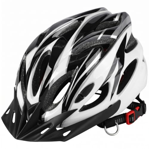 Casco de bicicleta para adultos negro carbón moldeado de una sola pieza ajustable 58-61 cm