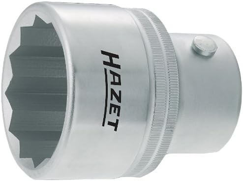 HAZET 1100Z-46 72 mm 12-Point Profile Socket - Chrome-Plated/Polished, 46 mm (Schlüsselweite)