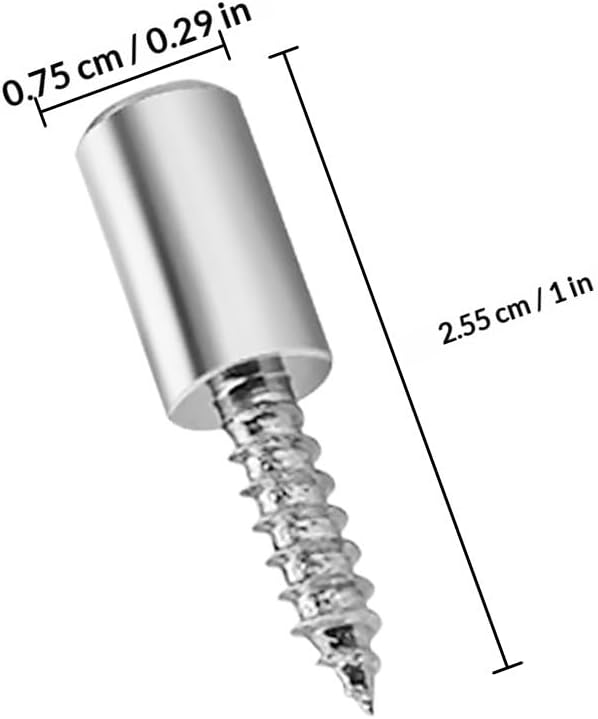 Shelf Pins and Self Tapping Screws with Rubber Sleeves for Cabinet and Wardrobe Glass Shelves 30pcs for Kitchen and Closet Storage