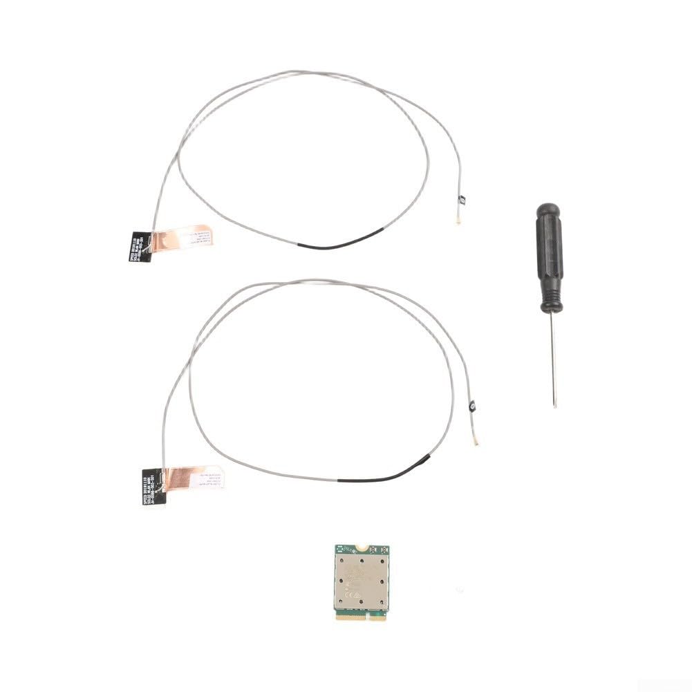 M.2 WiFi 7 Carte BE6500 320MHz 4K-QAM Low Latence | Vitesse de 5,8 Gbit/s, BT 5.3, MLO Tech, 320 MHz BW, 4K-QAM, Win11 AMD uniquement
