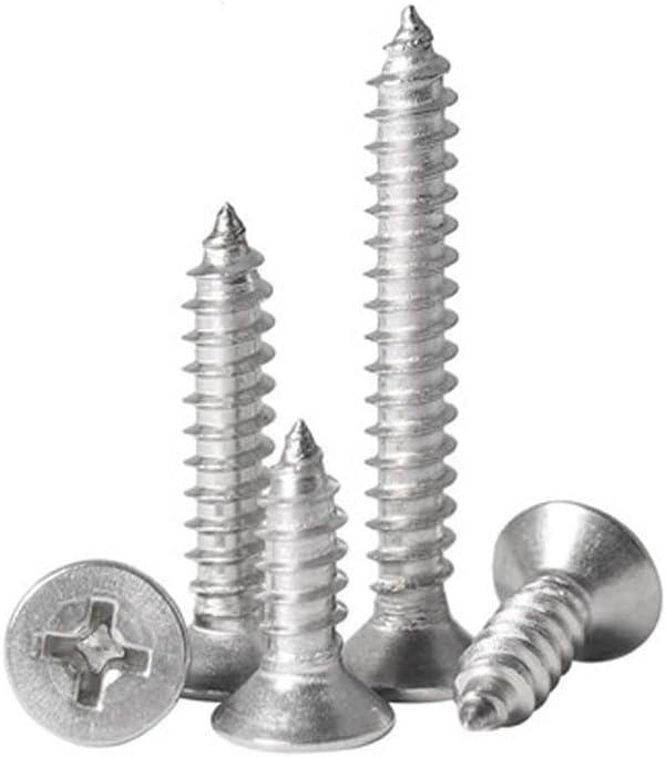 M3 For Phillips Screw Countersunk head Bolts Flat head Self-tapping Screws Bolts 6-50mm Length (Size: M3 x8mm(50pcs))