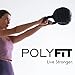 Polyfit Adjustable Kettlebell Set | 30/40/50 lbs | Kettlebell Weights for Home Gym (BLACK - 30 LB)