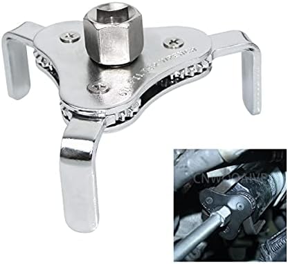 Oil Filter Wrench - Adjustable 3 Jaw Oil Filter Remover Tool For 2