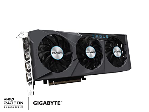 Image of GIGABYTE Radeon RX 6650 XT Eagle 8G Graphics Card, WINDFORCE 3X Cooling System, 8GB 128-bit GDDR6, GV-R665XTEAGLE-8GD Video Card