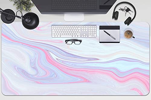 Tapis de bureau design 100x50cm Decormat en vinyle premium style abstraction