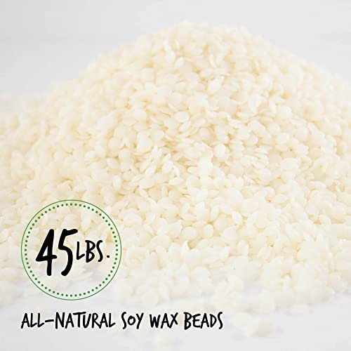 American Soy Organics Millennium Wax - 45 Lb Bag Of Natural Soy Wax For Candle Making #TOP3