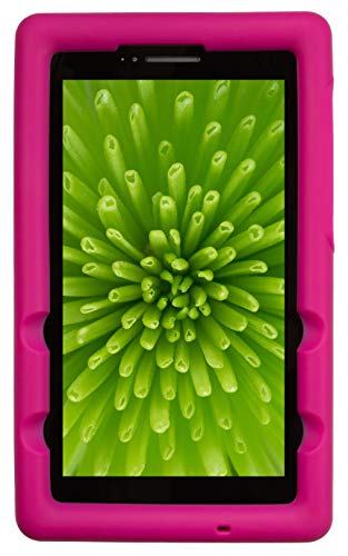 BobjGear Bobj Rugged Tablet Case for Lenovo Tab E7 (TB-7104F) Kid Friendly (Rockin' Raspberry)
