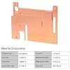 Geekworm 4mm Thickness Copper Heatsink H402 for Raspberry Pi 4(Not Include Raspberry Pi 4)