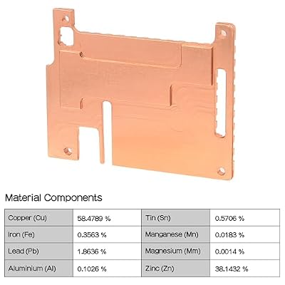Geekworm 4mm Thickness Copper Heatsink H402 for Raspberry Pi 4(Not Include Raspberry Pi 4)