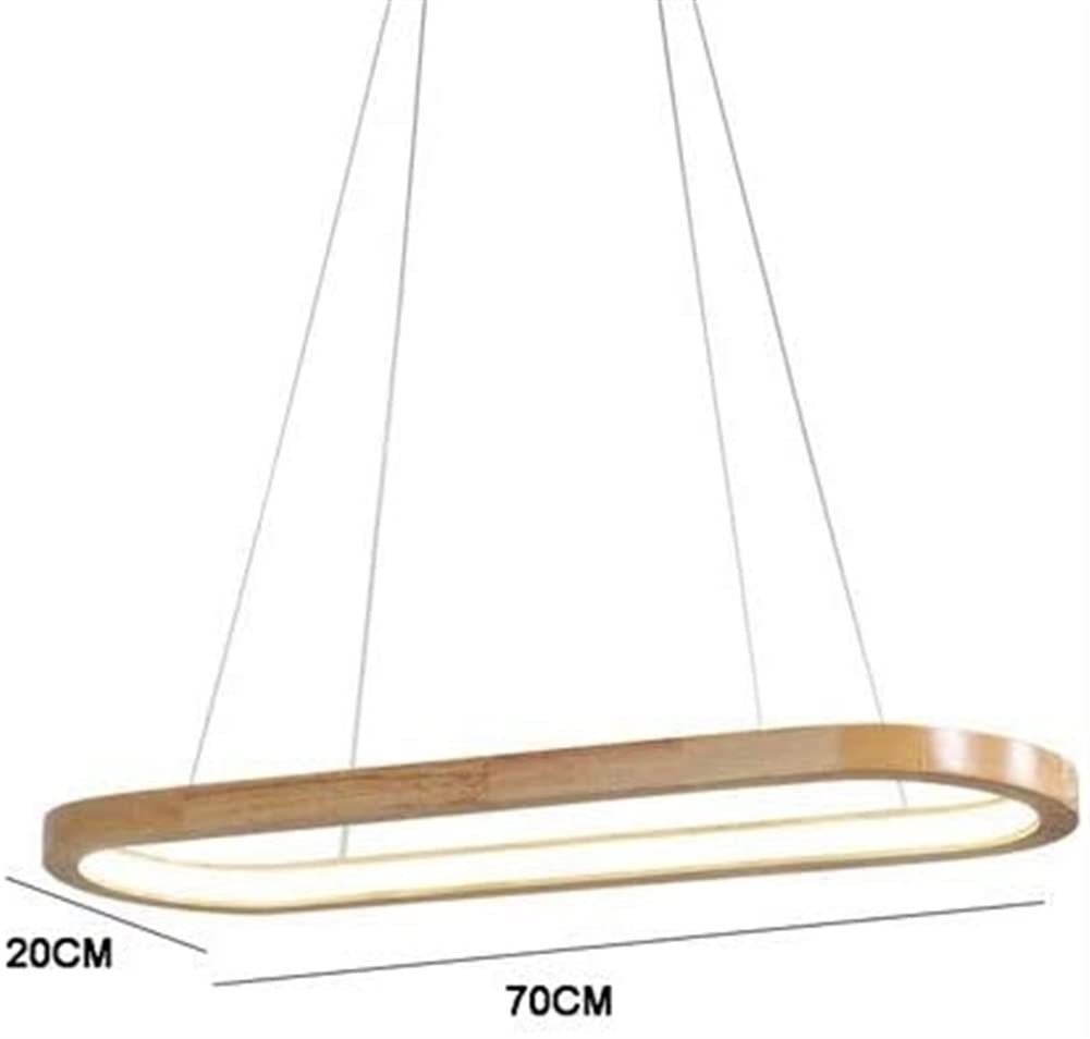 chandelier Lampa wisząca Nowoczesna lampa wisząca LED 33 W Drewniany żyrandol eliptyczny Biały Lampshde Wisząca lampa sufitowa do salonu Gabinet Bar Wyspa kuchenna Biurowa lampa wisząca pendant lamp